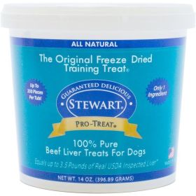 Stewart Pro-Treat 100% Pure Beef Liver for Dogs - 14 oz