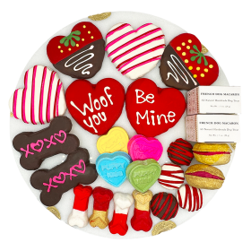 Valentines Love Themed Dog Treats Gift Box