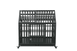 Heavy Duty Dog Cage pet Crate with Roof