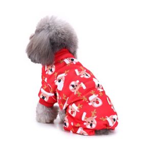 Pet Clothes Creative Halloween Christmas Dog Clothes (Option: SZD41 Elk-XL)