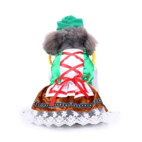 Pet Clothes Creative Halloween Christmas Dog Clothes (Option: SDZ58 Service Female-M)