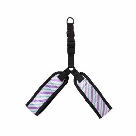 Pet Traction Chest Strap Large, Medium And Small Dogs Hand Holding Rope (Option: Diagonal Stripes-S)