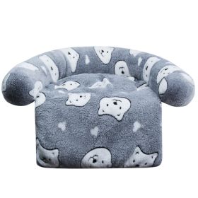 Pet Supplies Plush Kennel Sofa Blanket (Option: Gray Bear-50x70cm600G)