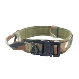 Fashion Personalized Tactical Dog Collar (Option: Camouflage Color-L)